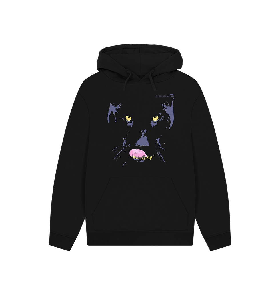 Black Jaguar Face Unisex Hoodie