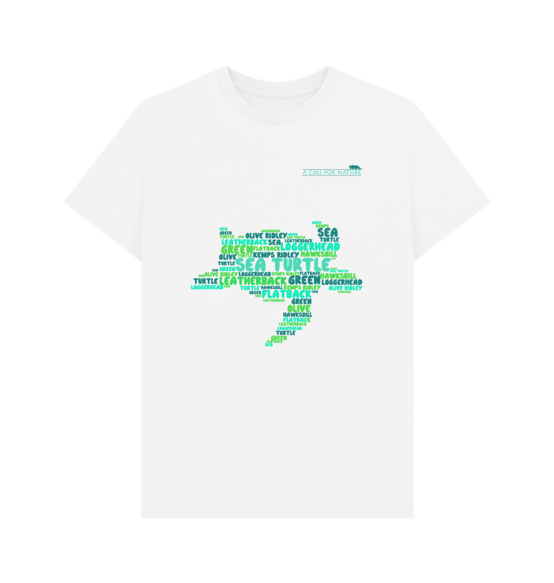 Sea Turtle Word Cloud Men's Tshirt