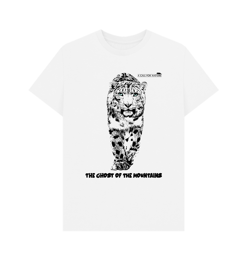 Thumbnail: Snow Leopard : The Ghost of the Mountains Unisex Tshirt