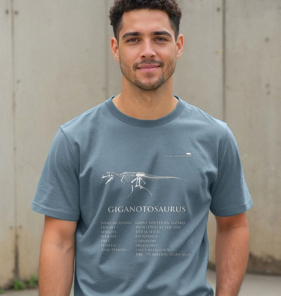 Thumbnail: Giganotosaurus Skeleton Unisex Tshirt