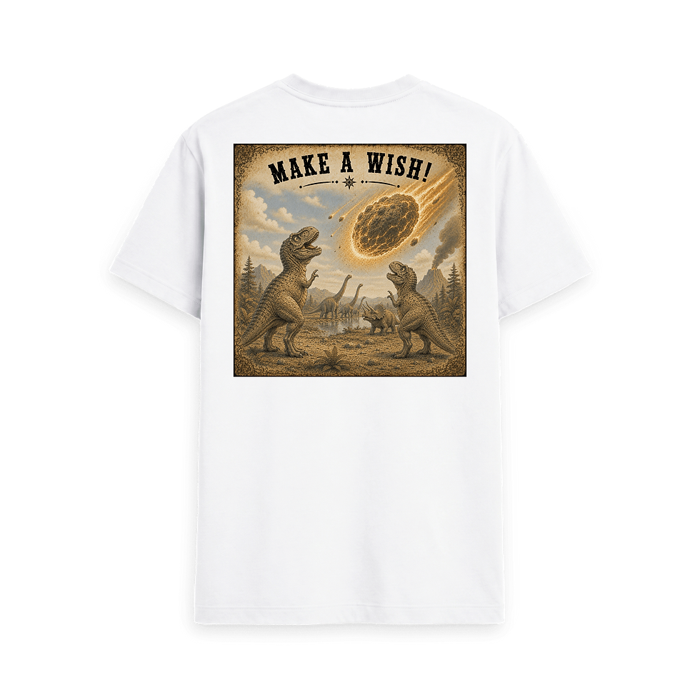 Thumbnail: Make A Wish Dinosaur Unisex Tshirt