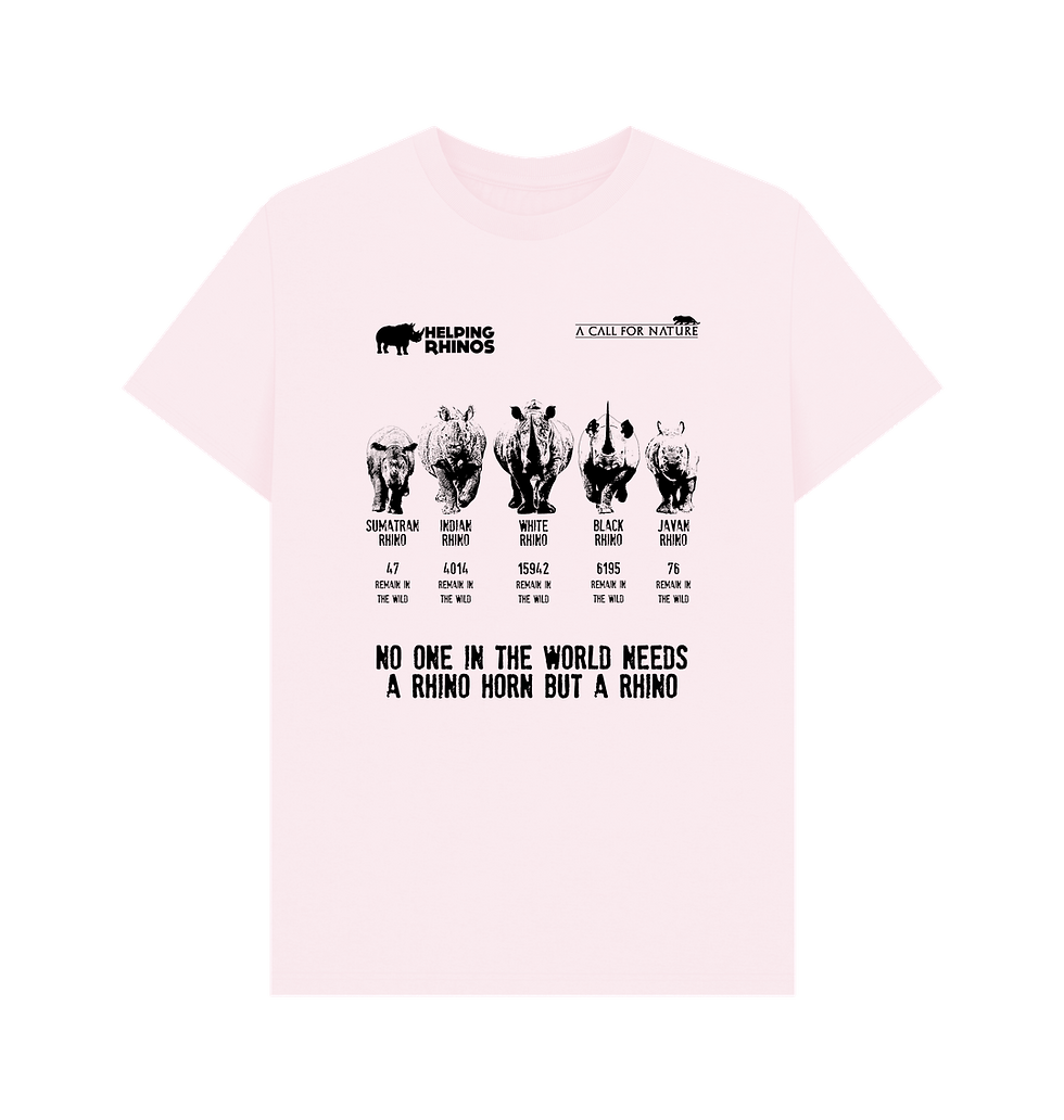 Thumbnail: Helping Rhinos "No One Needs A Rhino Horn" Tshirt
