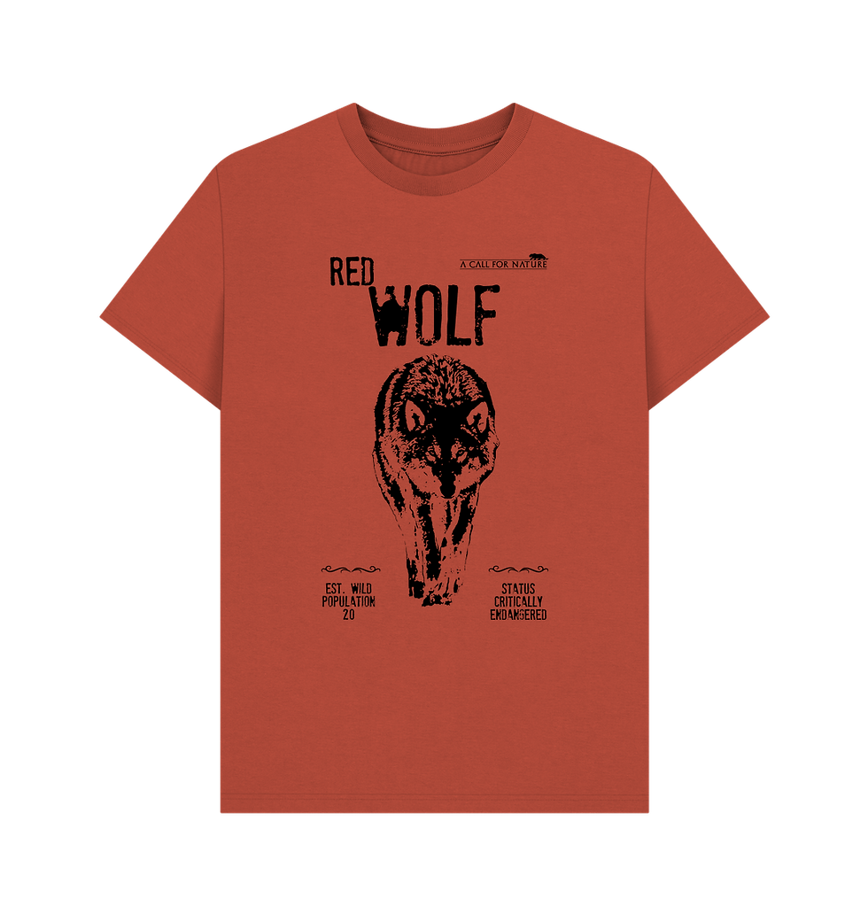 Thumbnail: Red Wolf IUCN Redlist Tshirt