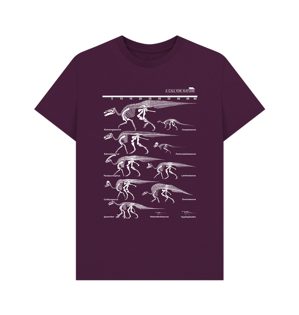 Thumbnail: Ornithopod Dinosaur Skeleton Unisex Tshirt