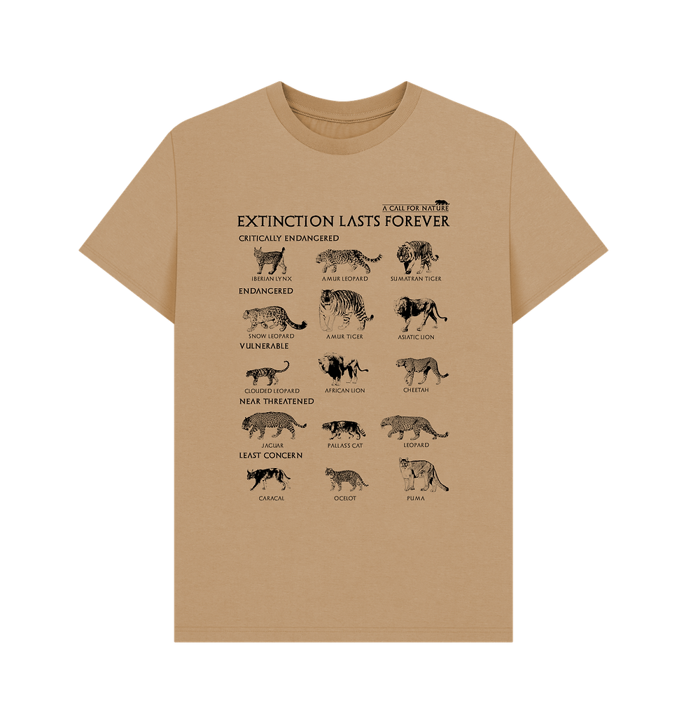 Thumbnail: Big Cat : Extinction Lasts Forever Unisex Tshirt