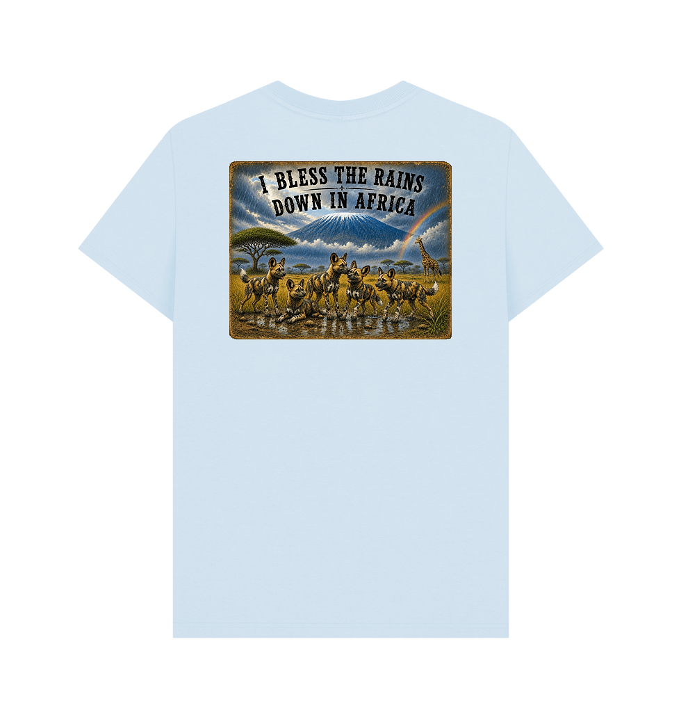 Thumbnail: I Bless The Rains Down in Africa Painted Dog Unisex Tshirt