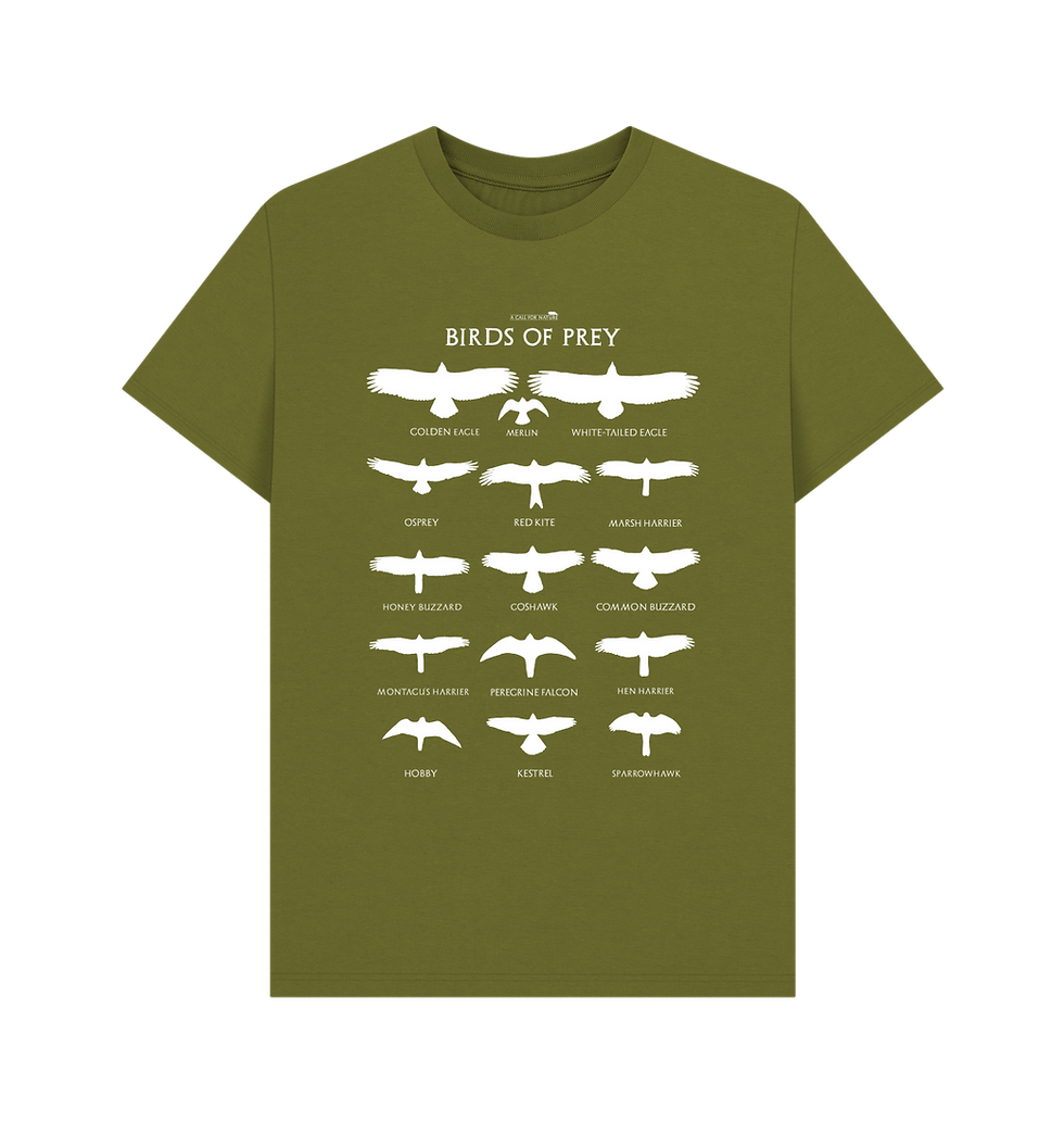 Thumbnail: Birds of Prey white print Tshirt
