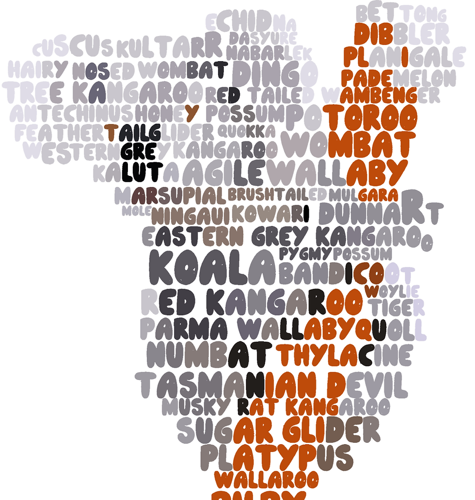 Thumbnail: Koala Word Cloud Men's Tshirt