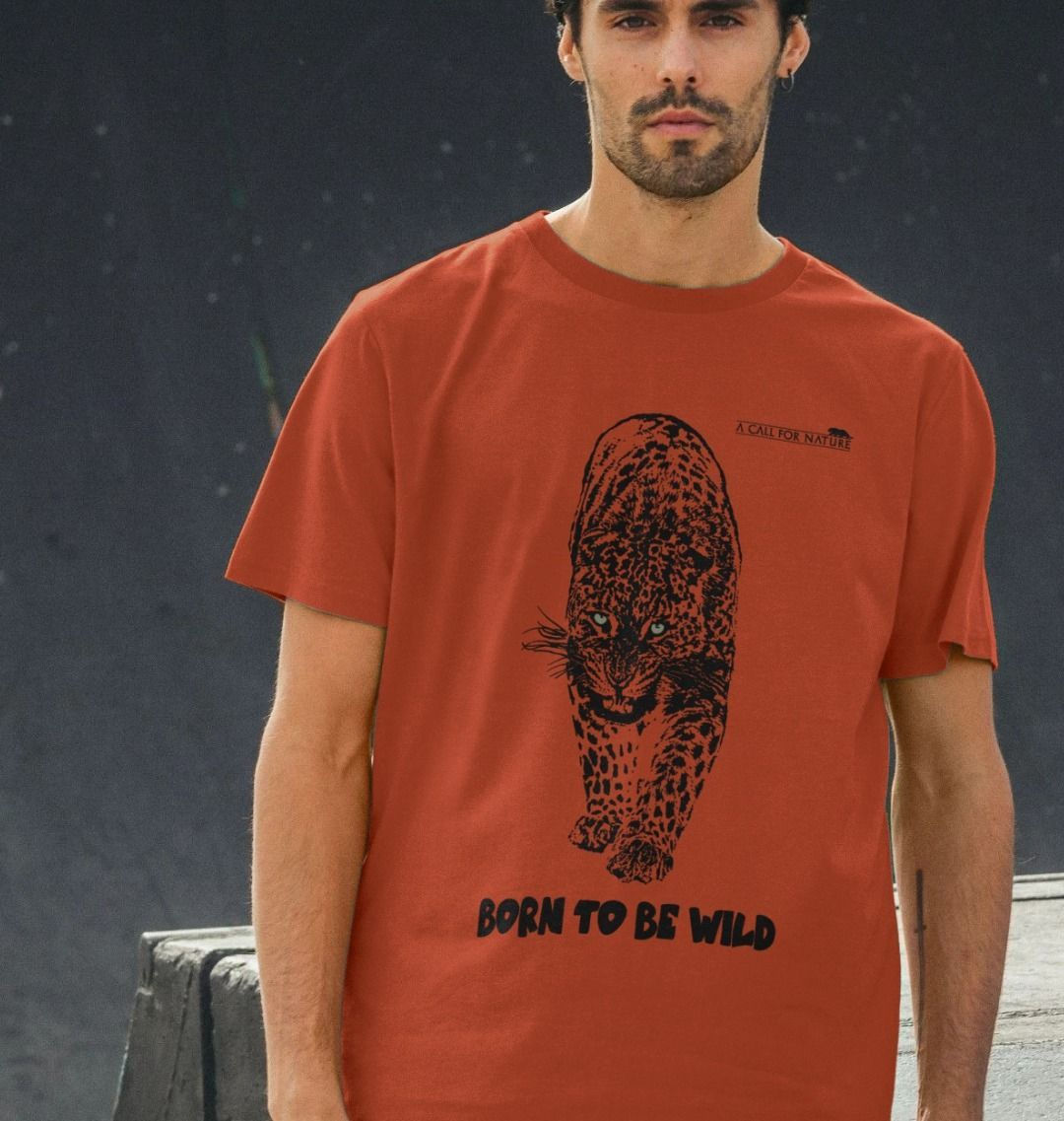 Leopard : Born to be Wild Unisex Tshirt