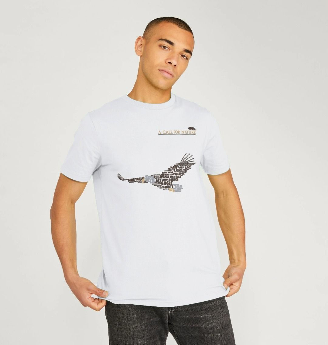 Bald Eagle Word Cloud Men's Tshirt
