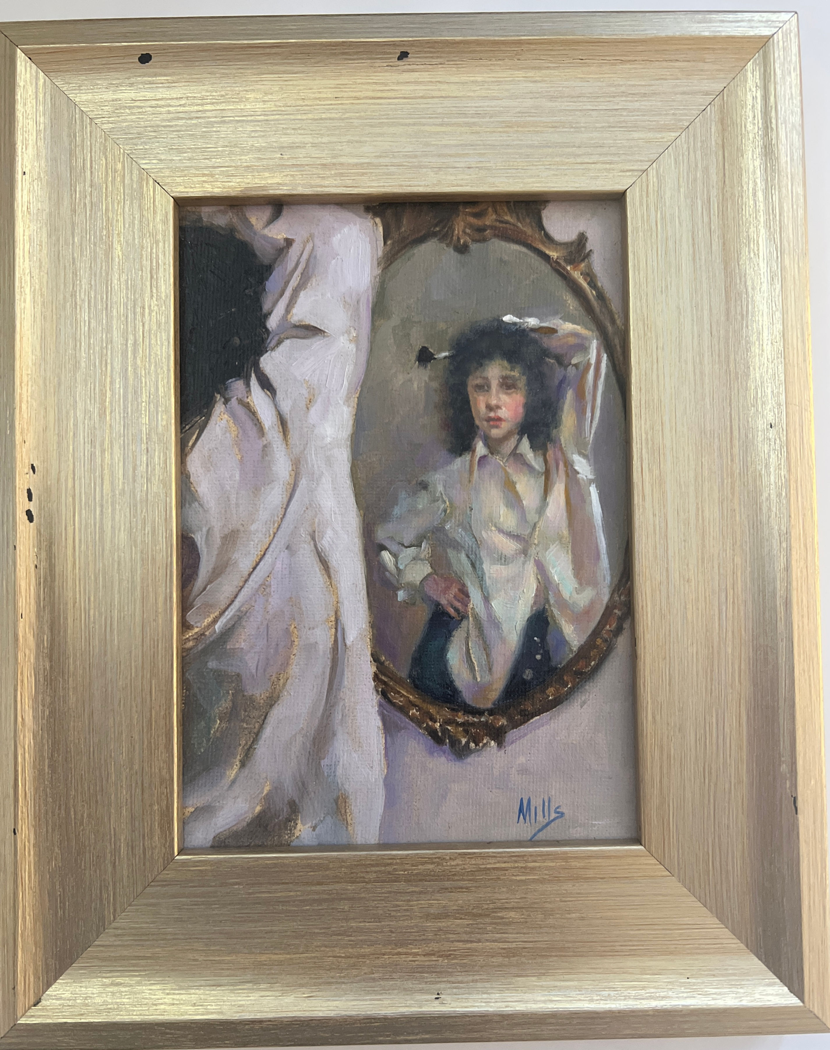 Signed Oil Painting by Unknown Artist
