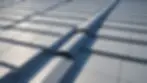 Close-up view of a newly installed GRP roof showing quality finish