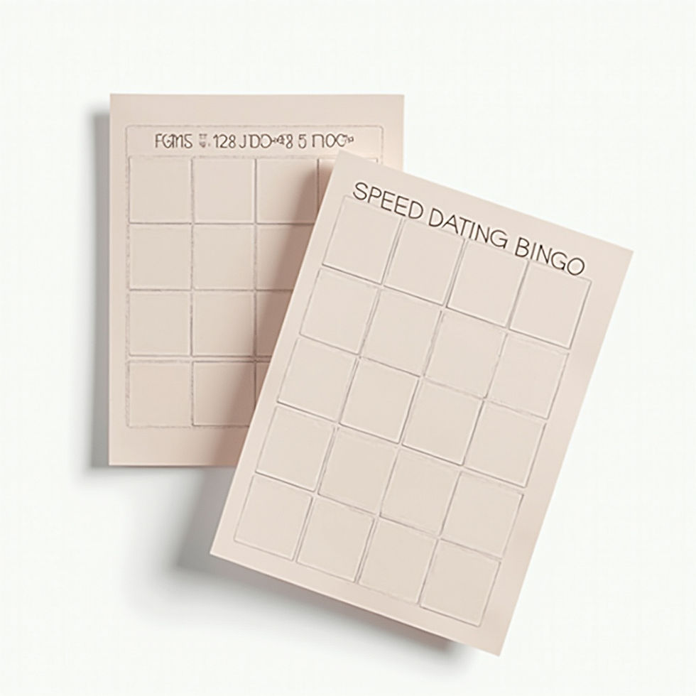 Speed Dating Bingo