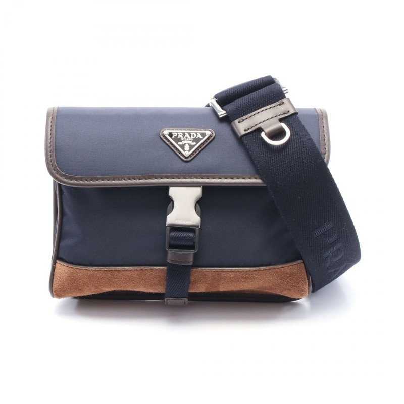 PRADA Re-Nylon TESSUTO+SAFFIANO 肩斜背包