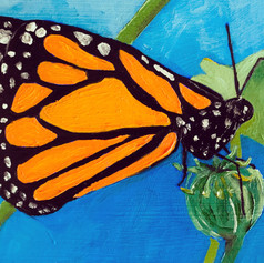 Monarch Butterfly Mail Art