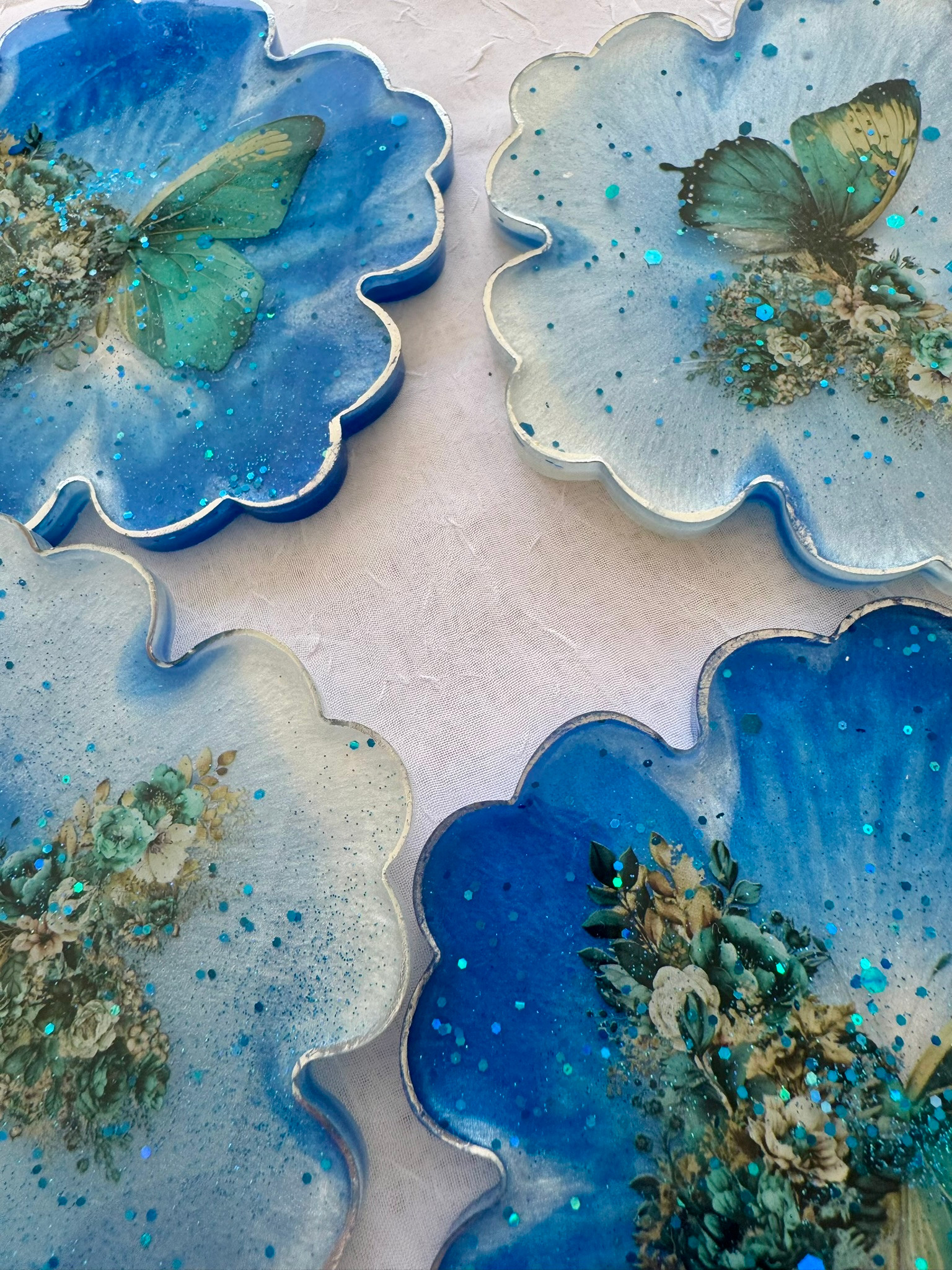 Flower Coaster (large / set of 4)