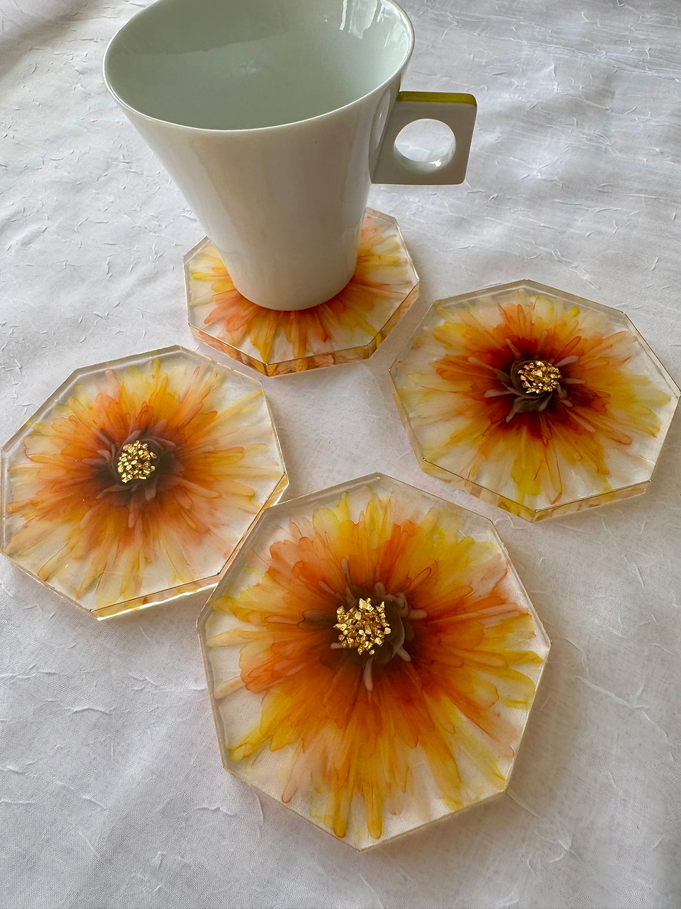 Thumbnail: Octagonal Coasters (Small / Set of 4)