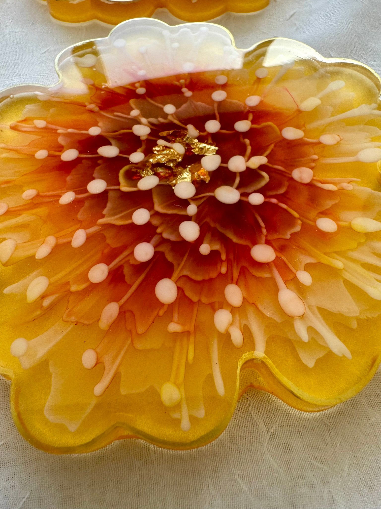 Flower Coaster (large / set of 4)