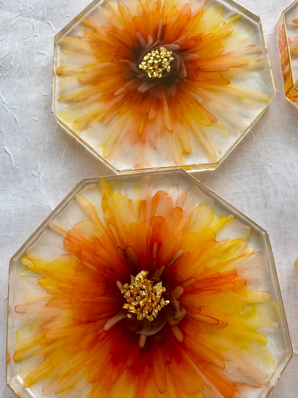Thumbnail: Octagonal Coasters (Small / Set of 4)