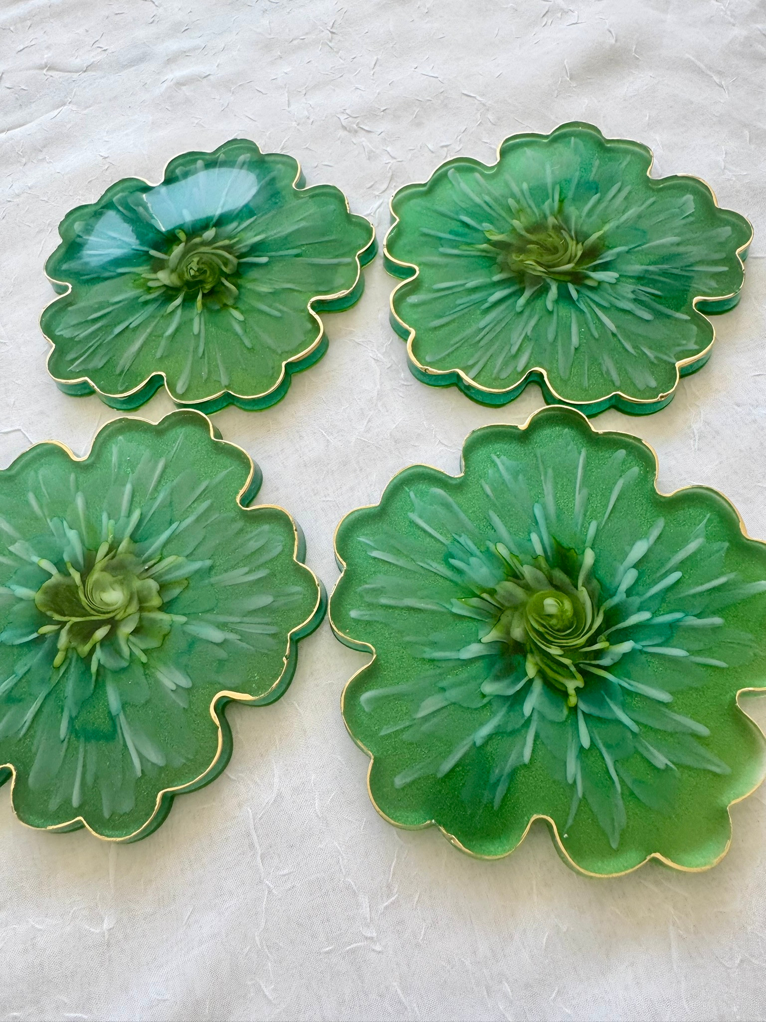 Flower Coaster (large / set of 4)