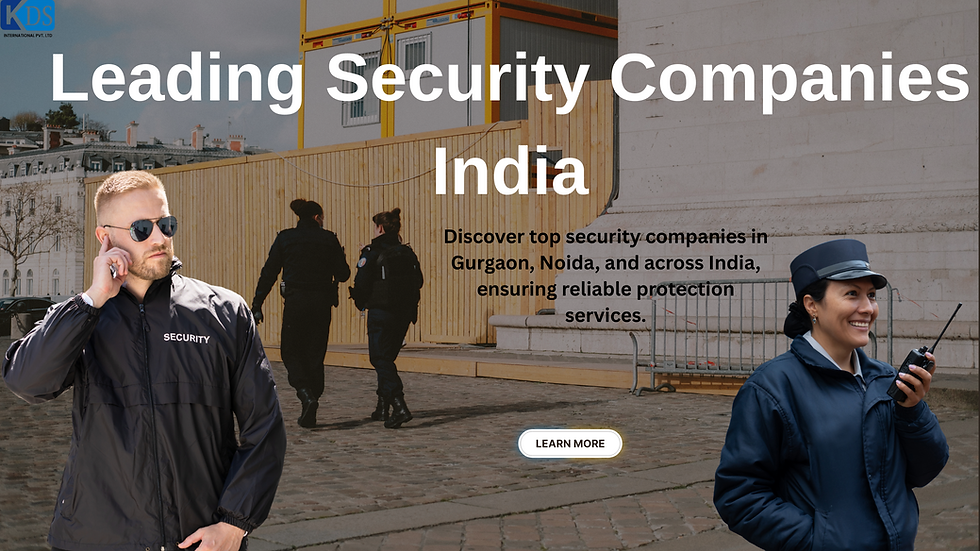 Top security companies in noida
