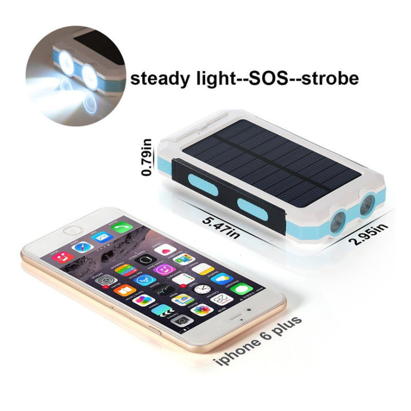 Thumbnail: Jumbo Capacity 20,000 mAh Waterproof Solar Power Bank