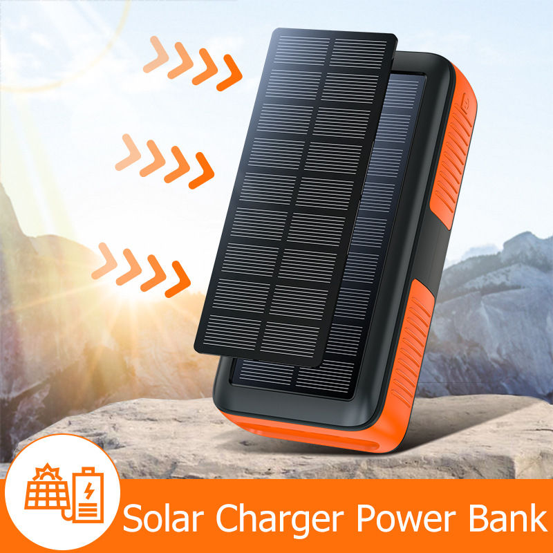 Thumbnail: Outdoor Portable 50000mAh Solar Power Bank with Cable