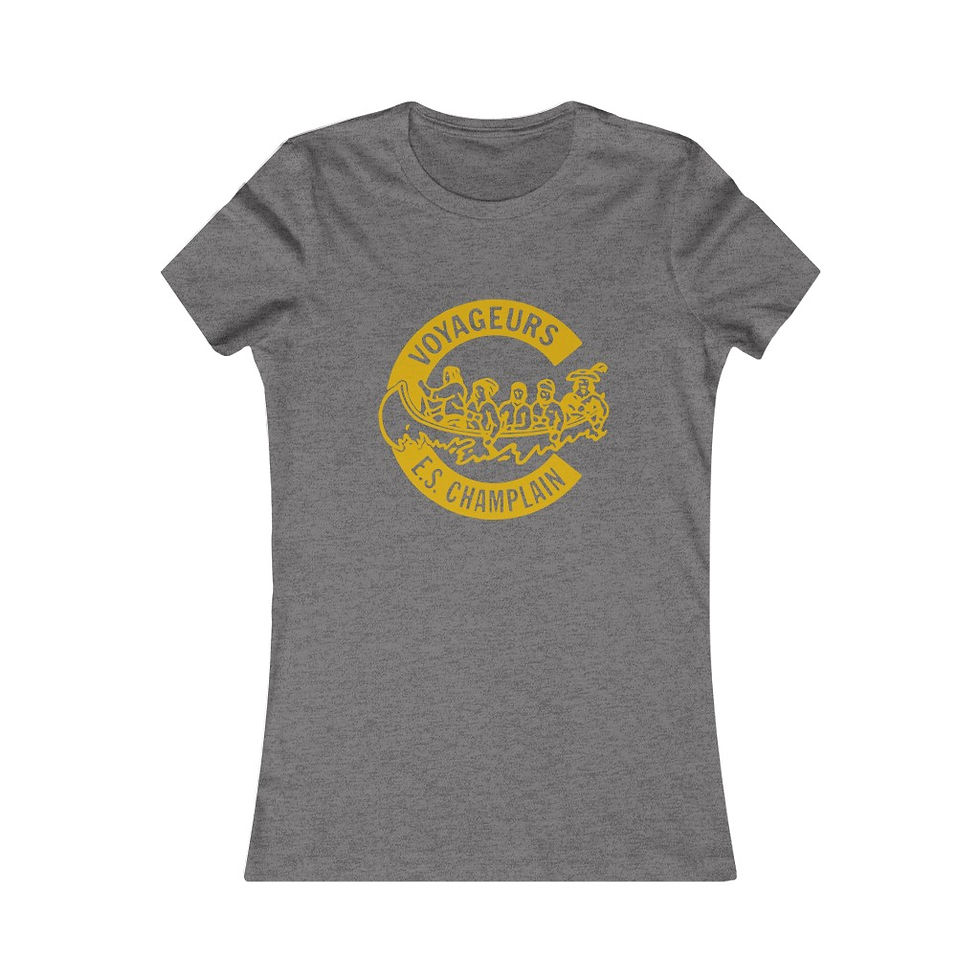 Thumbnail: Champlain Women's Favourite Tee - Gold Logo