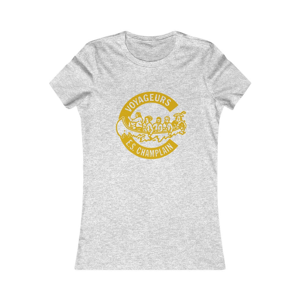 Thumbnail: Champlain Women's Favourite Tee - Gold Logo
