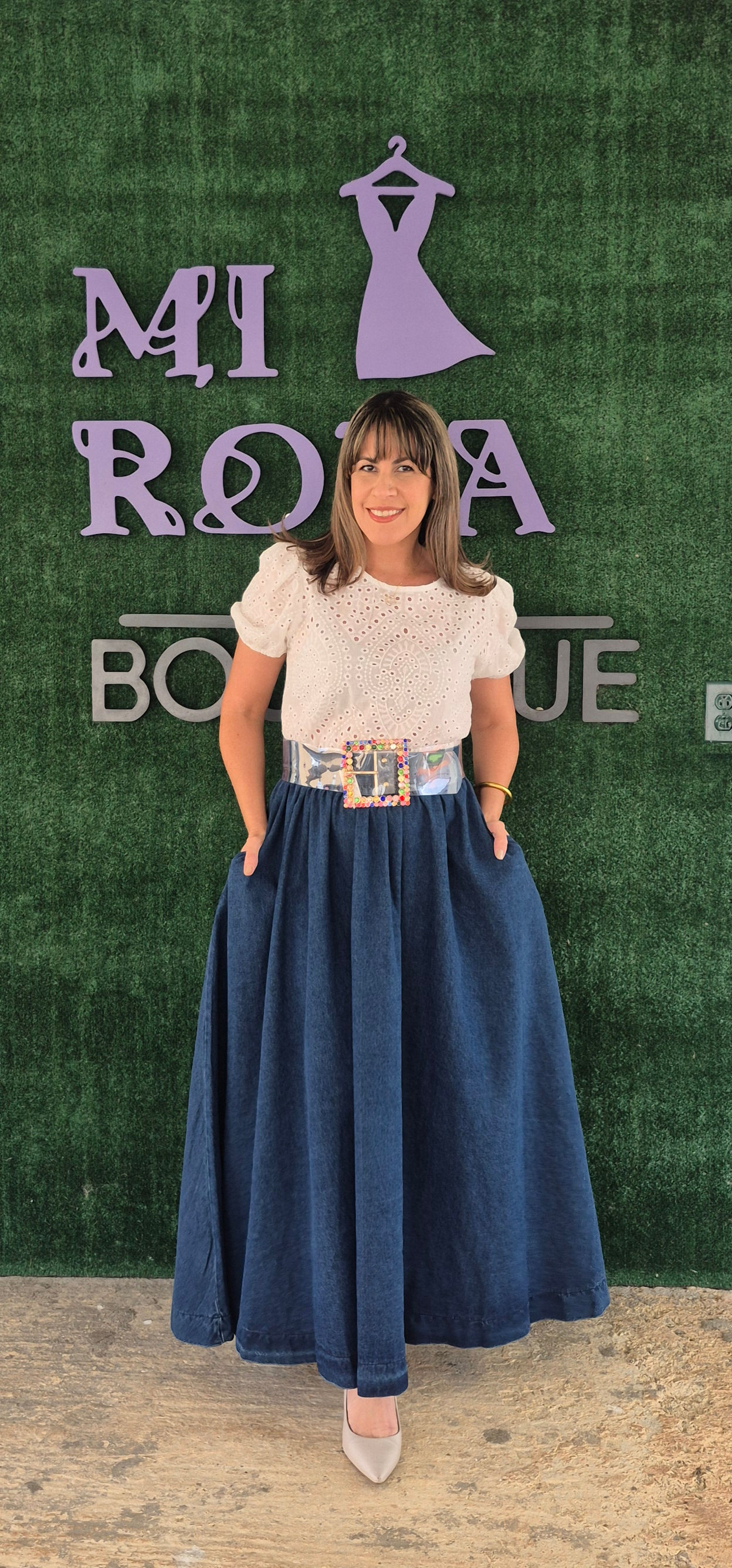 Vintage Denim Skirt