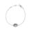 Thumbnail: Links of London Concave Sterling Silver & Diamond Bracelet