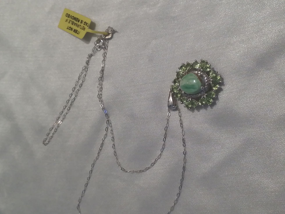 Thumbnail: Peridot and Variscite Chain