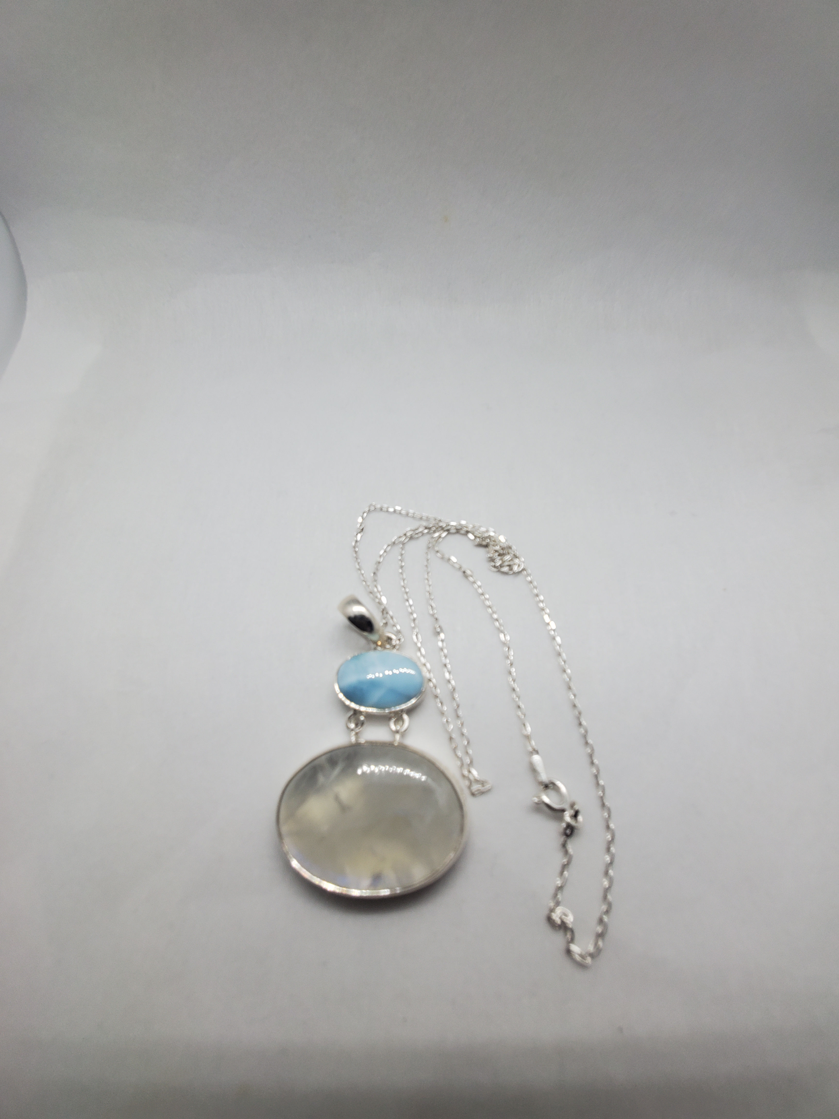 MOONSTAR STERLING SILVER NECKLACE