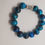 Thumbnail: Blue Cloisonne Bead Bracelet