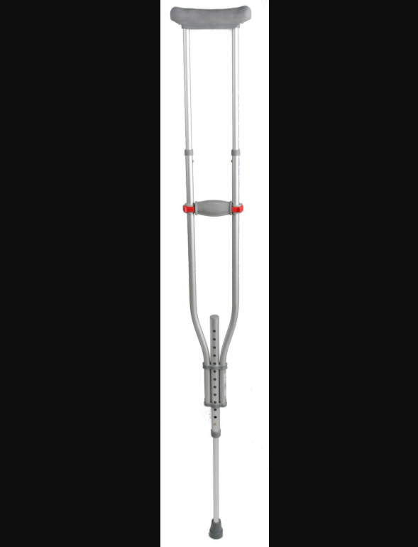 Quick-Fit Aluminum Crutches