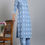 Thumbnail: Premium cotton 2pc kurti / kurta set - light blue colour women's 2