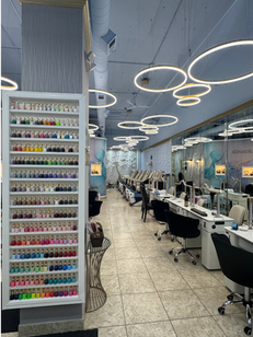 modern nail salon interior premier nails chicago