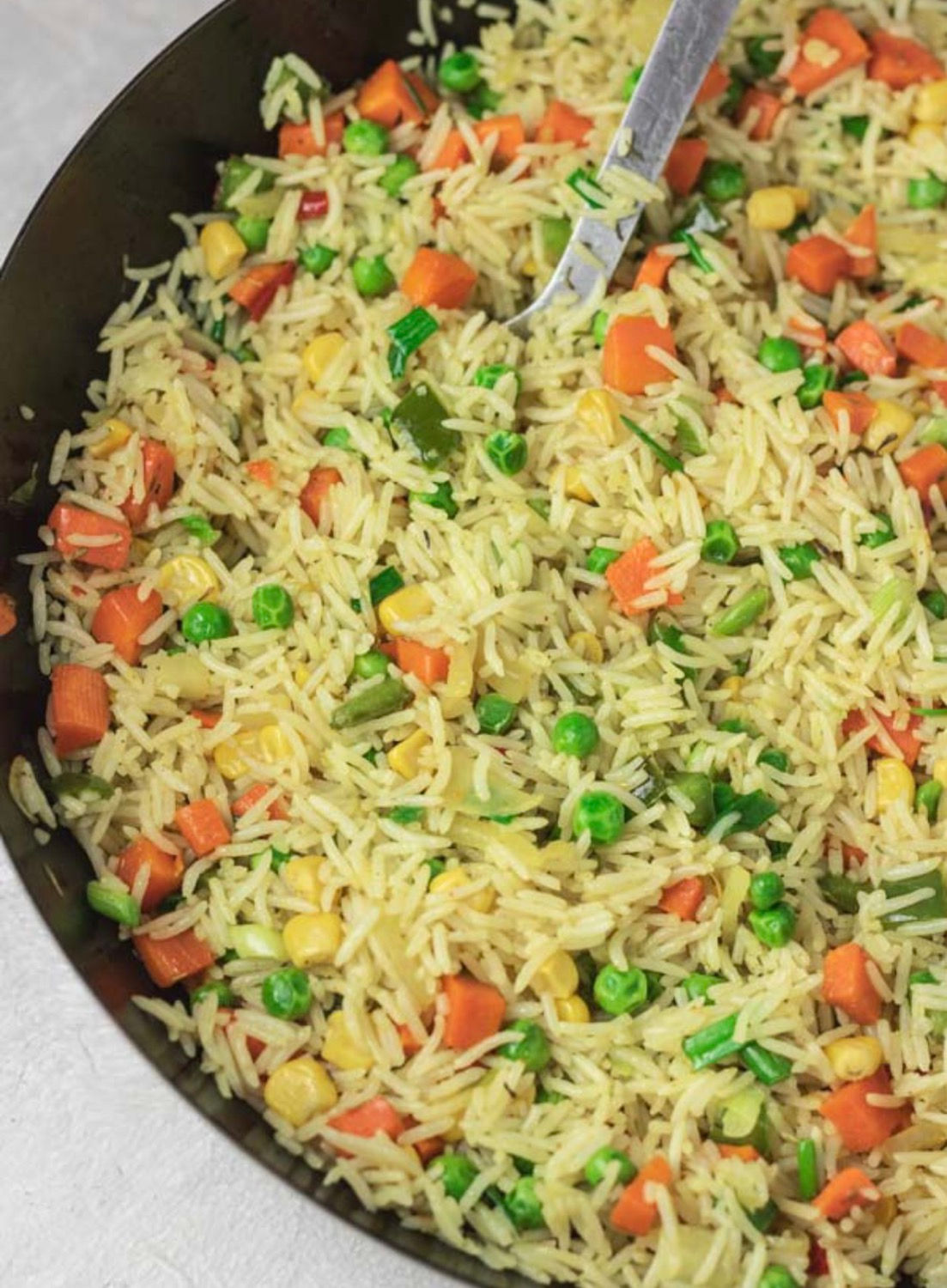 Full pan fried rice