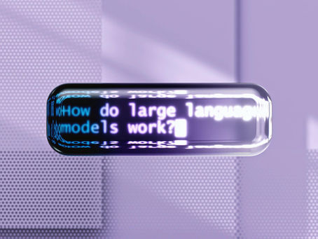 how do large language models work?