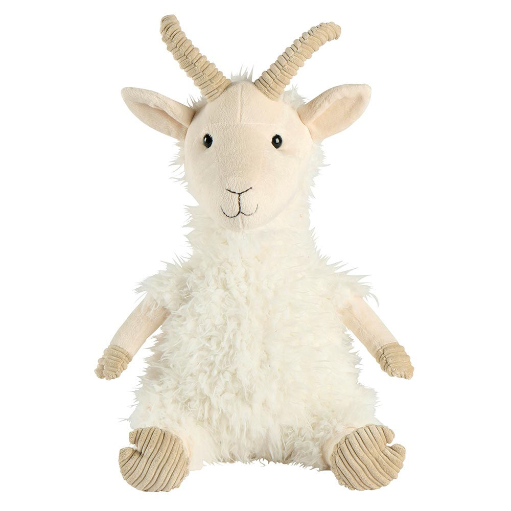 Peluche Chèvre blanche DIANA assis 44 cm