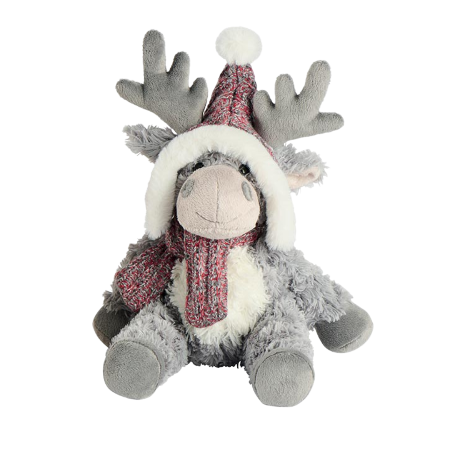 Peluche Elan Caribou gris ALLAN Louise Mansen 25 cm