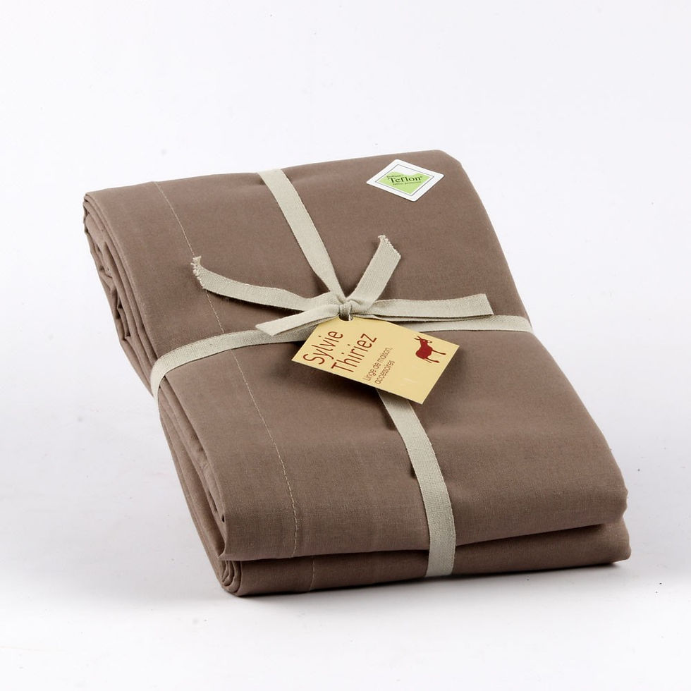 Nappe Rectangle TAUPE Téflon SYLVIE THIRIEZ