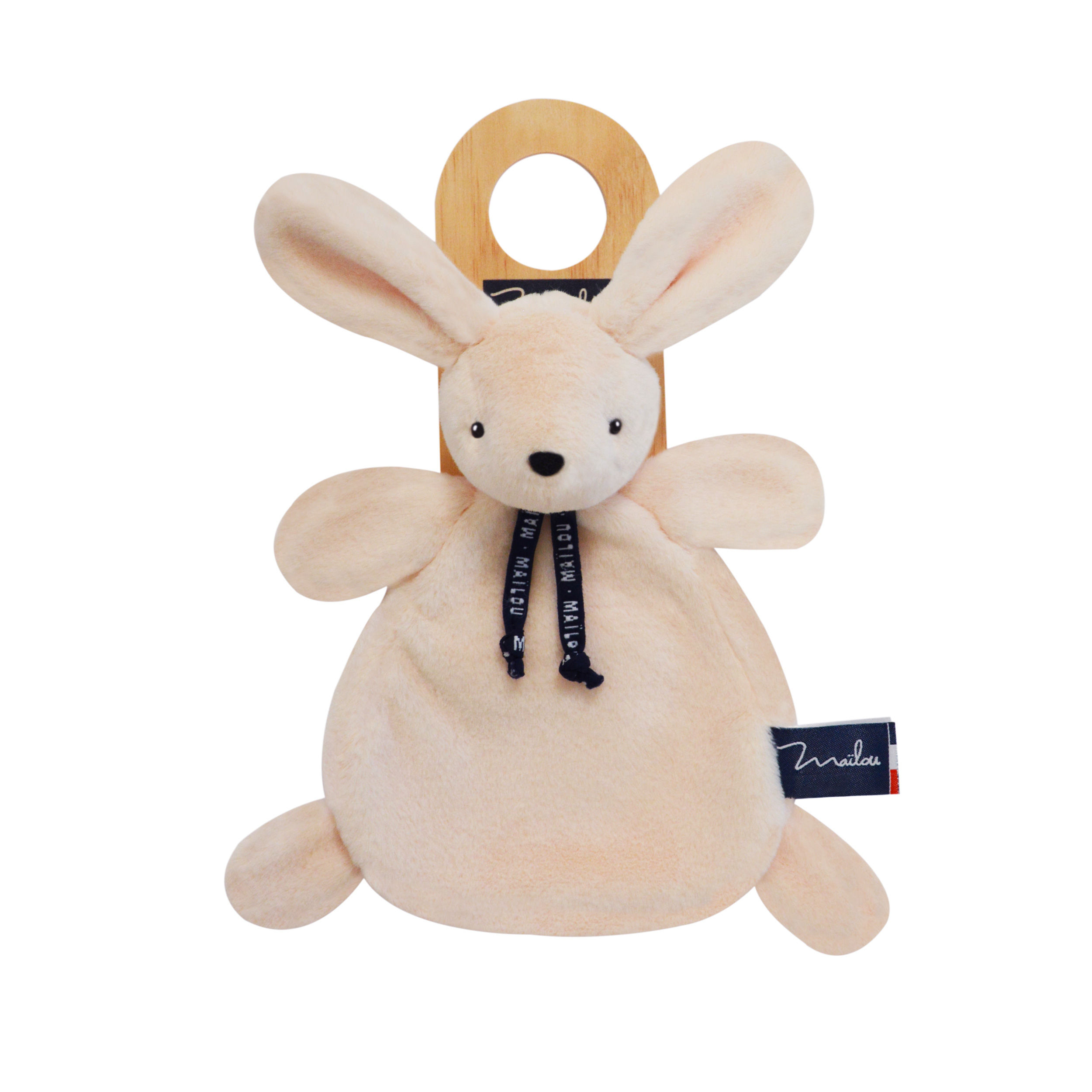 Doudou Lapin Ivoire Dorlotin MAILOU 24 cm
