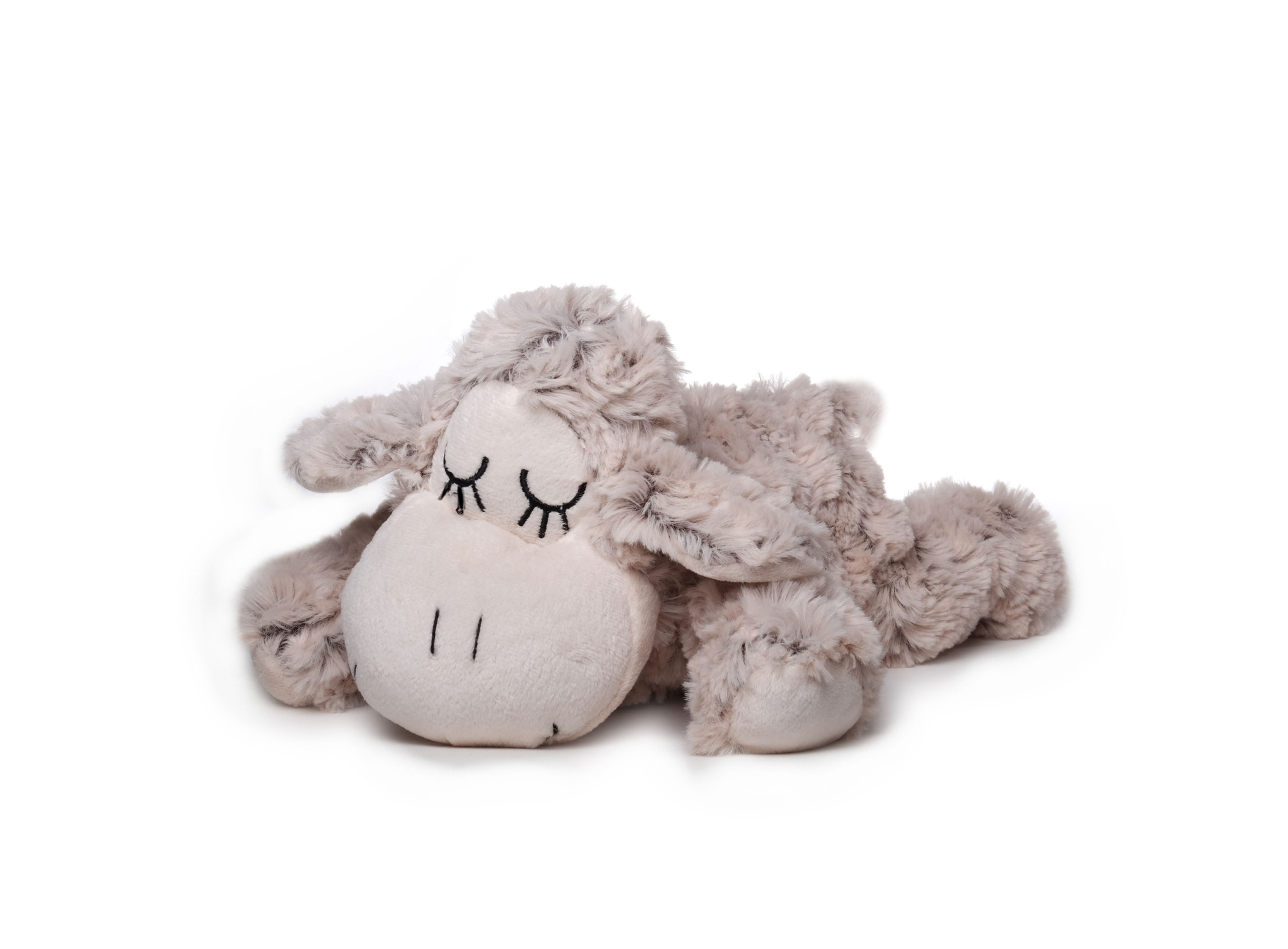 Peluche Mouton Frisé Crème 30 cm