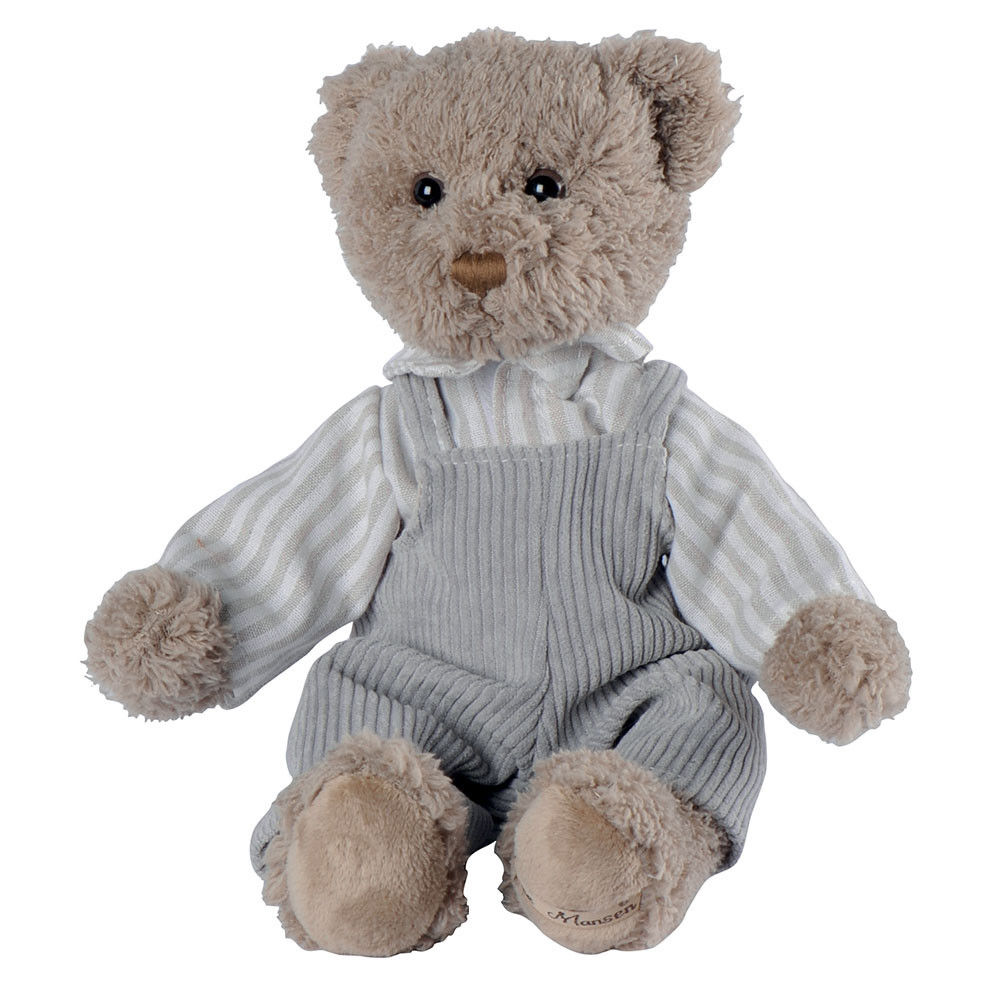Peluche Ours Garçon marron LOKI Louise Mansen 31 cm