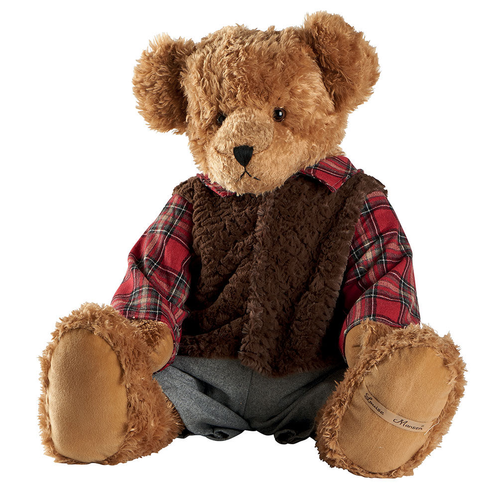 Peluche Ours Brun DOAN Louise Mansen 80 cm