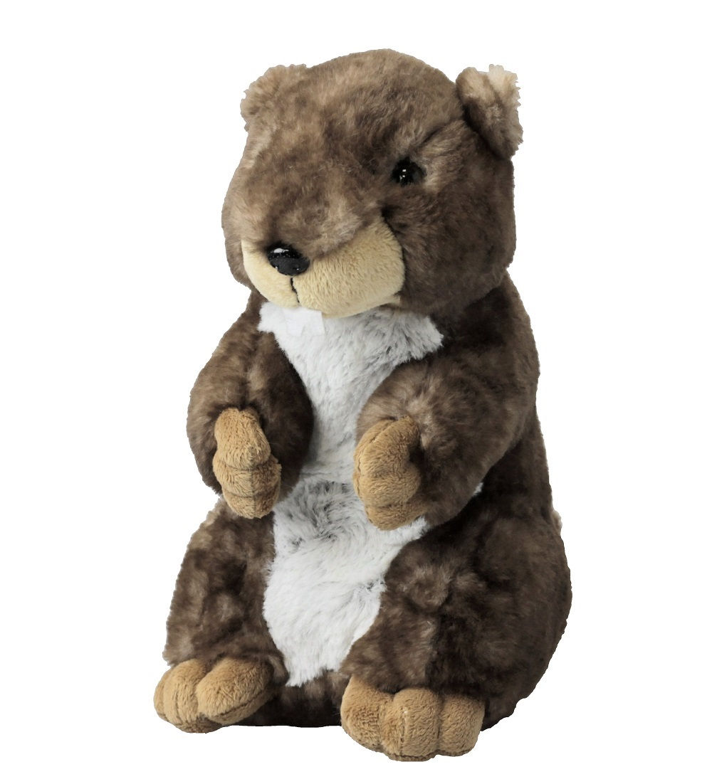 Peluche Marmotte debout 25 cm