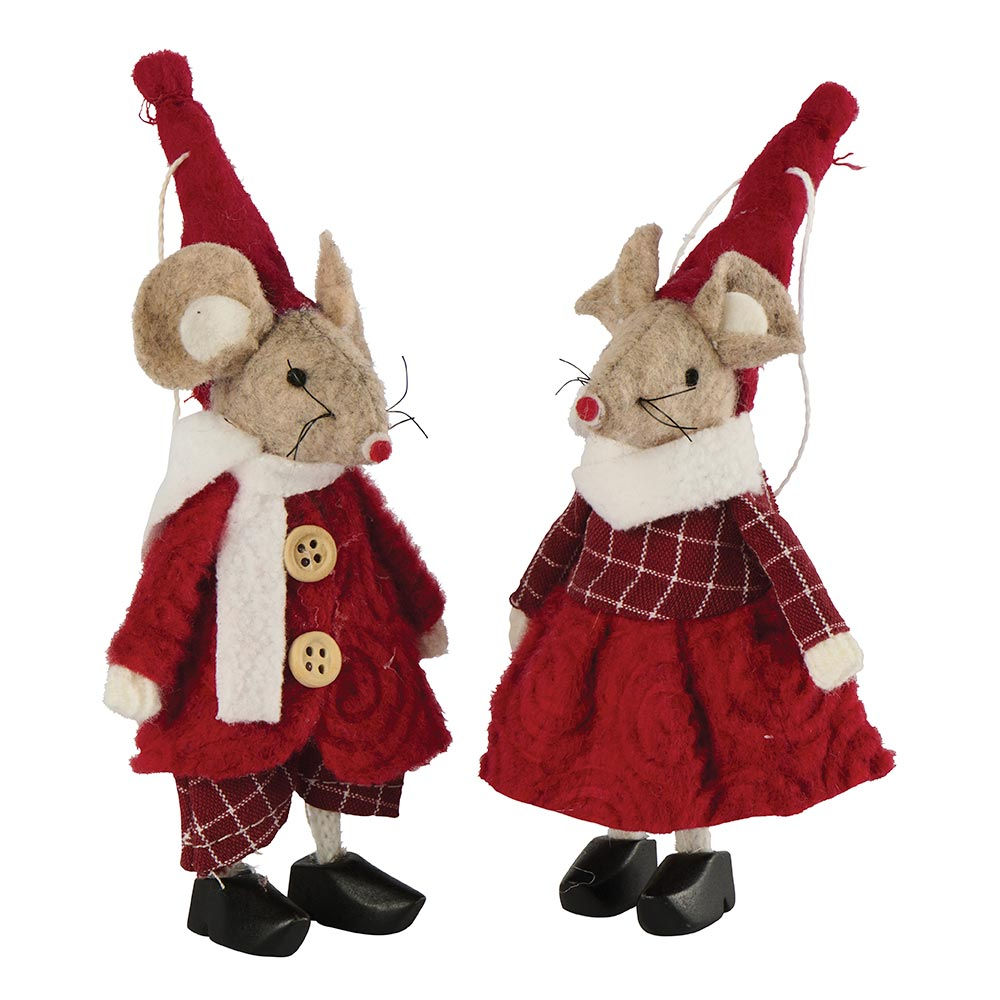 Suspente SOURIS Garçon pantalon rouge 11.5 cm