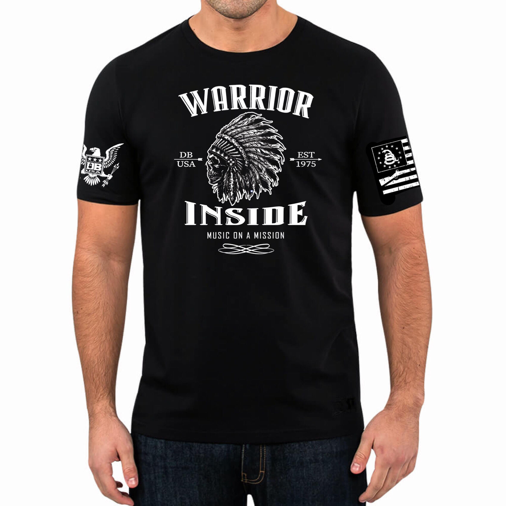Warrior Inside T-shirt Black