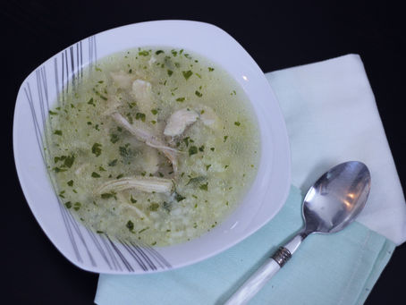 Hähnchensuppe mit Reis